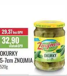 Ratio OKURKY 5-7cm ZNOJMIA 520g nabídka