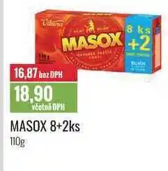 Ratio MASOX 8+2ks 110g nabídka