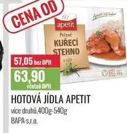 Ratio HOTOVÁ JÍDLA APETIT 400g-540g nabídka