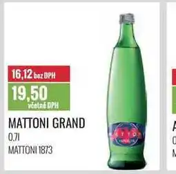 Ratio MATTONI GRAND 0,7l nabídka