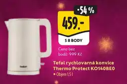 Albert Tefal rychlovarná konvice Thermo Protect KO140BEO nabídka