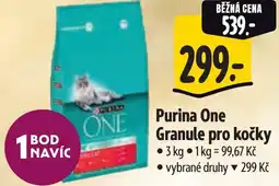 Albert Purina One Granule pro kočky nabídka