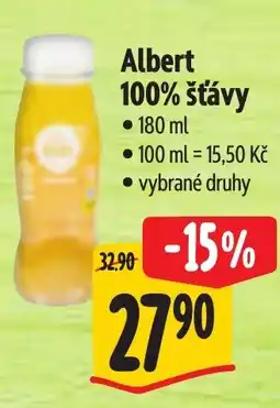 Albert Albert 100% šťávy nabídka