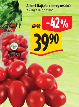 Albert Albert Rajčata cherry oválná nabídka