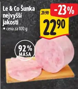 Albert Le & Co Šunka nejvyšší jakosti nabídka