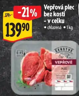 Albert Vepřová plec bez kosti - v celku nabídka