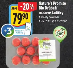 Albert Nature's Promise Bio Drůbeží masové kuličky nabídka