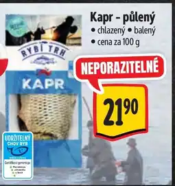 Albert Kapr - půlený nabídka