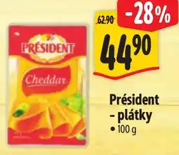 Albert Président - plátky nabídka