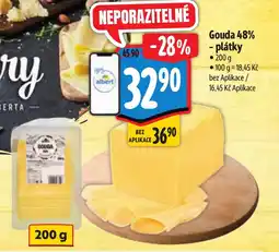 Albert Gouda 48% -plátky nabídka