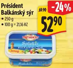 Albert Président Balkánský sýr nabídka