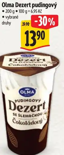 Albert Olma Dezert pudingový nabídka
