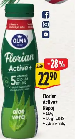 Albert OLMA Florian Active+ Nápoj nabídka