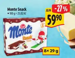 Albert Zott Monte Snack nabídka