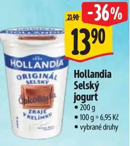 Albert Hollandia Selský jogurt nabídka