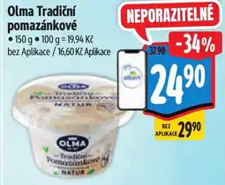 Albert Olma Tradiční pomazánkové nabídka
