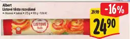 Albert Albert Listové těsto rozválené nabídka