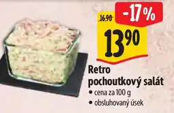 Albert Retro pochoutkový salát nabídka