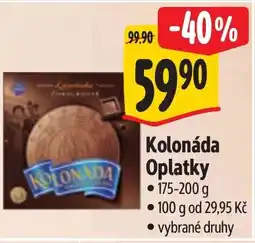 Albert Kolonáda Oplatky nabídka