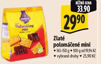 Albert Zlaté polomáčené mini nabídka