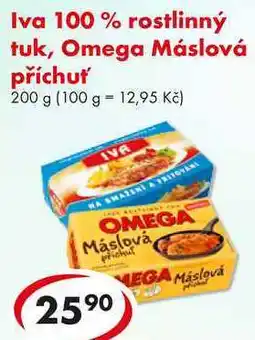 CBA Iva 100% rostlinný tuk, Omega Máslová příchuť, 200 g nabídka