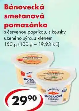 CBA Bánovecká smetanová pomazánka, 150 g nabídka