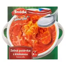 CBA Švéda Zelná polévka s klobásou 330g nabídka