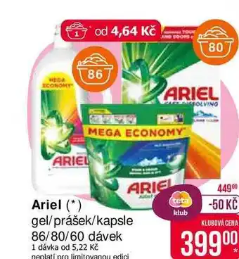 Ariel gel 86 dávek
