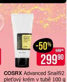 Teta COSRX Advanced Snail92 pleťový krém v tubě 100 g nabídka