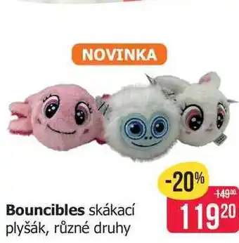 Teta Bouncibles skákací plyšák, různé druhy nabídka