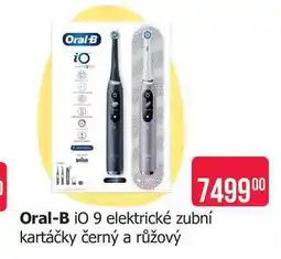 Teta Oral-B iO 9 elektrické zubní kartáčky černý a růžový nabídka