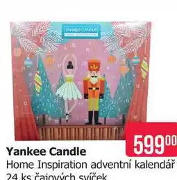 Teta Yankee Candle Home Inspiration adventní kalendář 24 ks čajových svíček nabídka