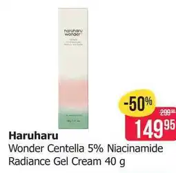 Teta Haruharu Wonder Centella 5% Niacinamide Radiance Gel Cream 40 g nabídka