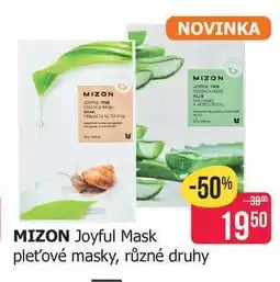 Teta MIZON Joyful Mask pleťové masky, různé druhy nabídka