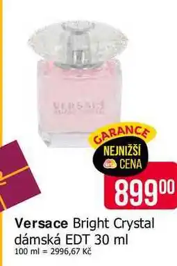 Teta Versace Bright Crystal dámská EDT 30 ml nabídka