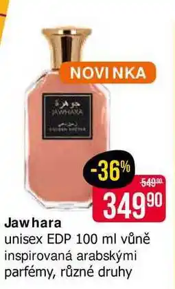 Teta Jawhara unisex EDP 100 ml vůně inspirovaná arabskými parfémy, různé druhy nabídka