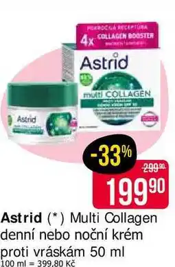 Teta Astrid Multi Collagen denní nebo noční krém proti vráskám 50 ml nabídka