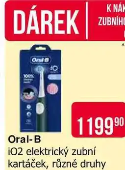 Teta Oral-B iO2 elektrický zubní kartáček, různé druhy nabídka
