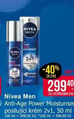 Teta Nivea Men Anti-Age Power Moisturise posilující krém 2v1, 50 ml nabídka