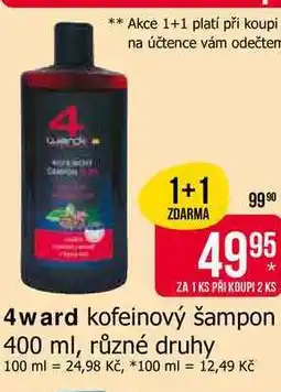 Teta 4ward kofeinový šampon 400 ml nabídka