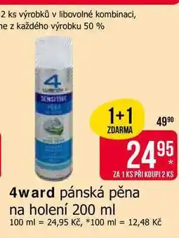 Teta 4ward pánská pěna na holení 200 ml nabídka