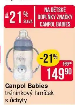 Teta Canpol Babies tréninkový hrníček s úchyty nabídka