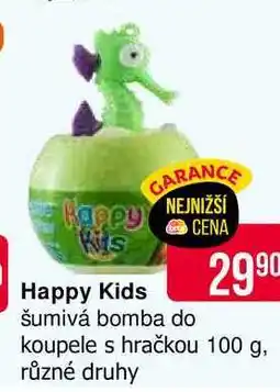 Teta Happy Kids šumivá bomba do koupele s hračkou 100 g, různé druhy nabídka