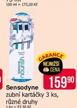 Teta Sensodyne zubní kartáčky 3 ks, různé druhy nabídka