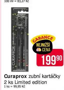 Teta Curaprox zubní kartáčky 2 ks Limited edition nabídka