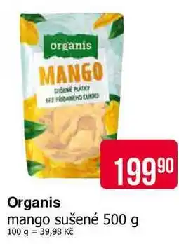 Teta Organis mango sušené 500 g nabídka