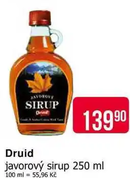 Teta Druid javorový sirup 250 ml nabídka