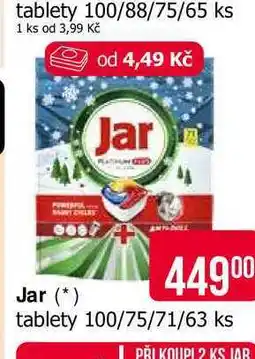 Teta Jar Kapsle do myčky 75 ks, vybrané druhy nabídka