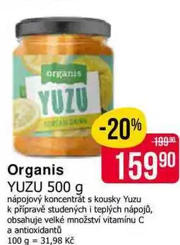 Teta Organis YUZU 500 g nabídka