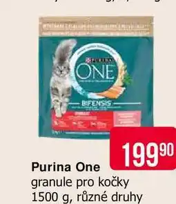 Teta Purina One granule pro kočky 1500 g, různé druhy nabídka